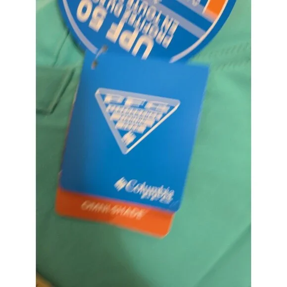 Columbia PFG Shorts Women’s Size 16 Omni Shade UPF 50 Turquoise NWT - Picture 6 of 9